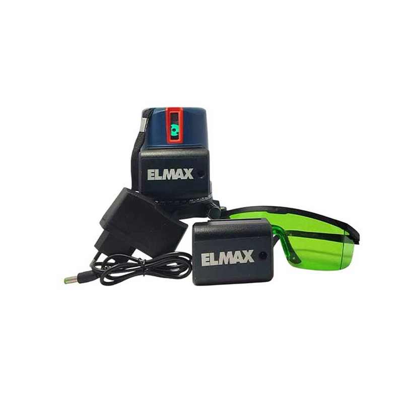 تراز لیزری پنج خط سبز شاقول زن المکس مدلL.L1002