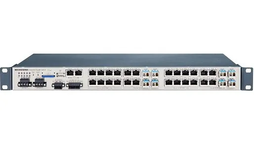 سوئیچ صنعتی ۲۵ پورت گیگابیتی میکروسنس سری Profi Line G6 مدل MS400890MX (رک‌مونت ۱۹ اینچ)